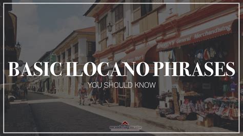 ilocano messages|Basic Ilocano Phrases You Should Know.